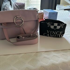 NWT👜 Vince Camuto lavender leather handbag.